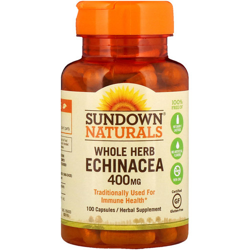 <img alt="Sundown Naturals, Whole Herb Echinacea, 400 mg, 100 Capsules" title="Sundown Naturals, Whole Herb Echinacea, 400 mg, 100 Capsules,030768003395"