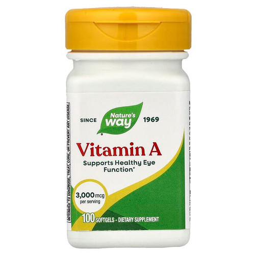 <img alt="Natures Way, Vitamin A, 3,000 mcg, 100 Softgels" title="Natures Way, Vitamin A, 3,000 mcg, 100 Softgels,033674401101"