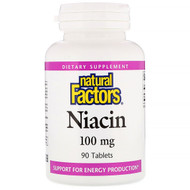<img alt="Natural Factors, Niacin, 100 mg, 90 Tablets" title="Natural Factors, Niacin, 100 mg, 90 Tablets,068958012209"