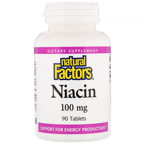 <img alt="Natural Factors, Niacin, 100 mg, 90 Tablets" title="Natural Factors, Niacin, 100 mg, 90 Tablets,068958012209"