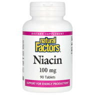 <img alt="Natural Factors, Niacin, 100 mg, 90 Tablets" title="Natural Factors, Niacin, 100 mg, 90 Tablets,068958012209"