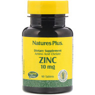 <img alt="Natures Plus, Zinc, 10 mg, 90 Tablets" title="Natures Plus, Zinc, 10 mg, 90 Tablets,097467036307"
