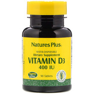 <img alt="Natures Plus, Vitamin D3, 400 IU, 90 Tablets" title="Natures Plus, Vitamin D3, 400 IU, 90 Tablets,097467009912"
