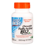 <img alt="Doctors Best, Chewable Fully Active B12, Chocolate Mint, 1,000 mcg, 60 Tablets" title="Doctors Best, Chewable Fully Active B12, Chocolate Mint, 1,000 mcg, 60 Tablets,753950003286"