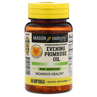 <img alt="Mason Natural, Evening Primrose Oil, 60 Softgels" title="Mason Natural, Evening Primrose Oil, 60 Softgels,311845128454"
