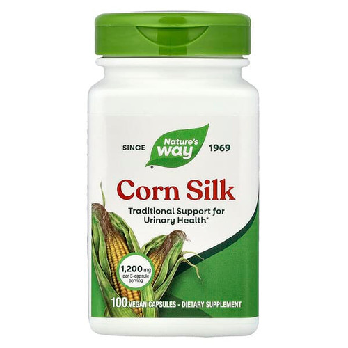 <img alt="Natures Way, Corn Silk, 100 Vegan Capsules (400 mg per Capsule)" title="Natures Way, Corn Silk, 100 Vegan Capsules (400 mg per Capsule),033674141526"