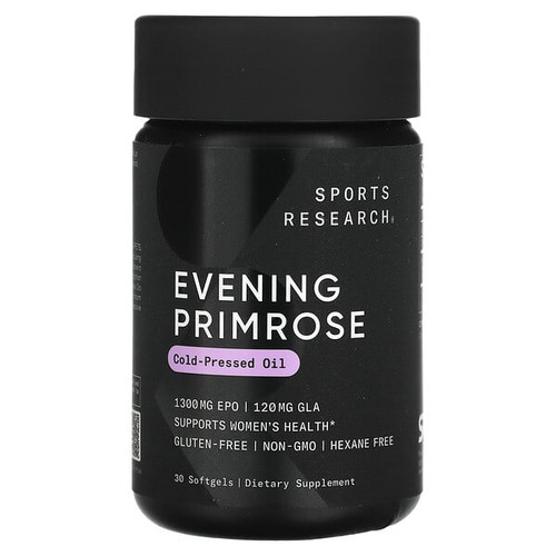 <img alt="Sports Research, Evening Primrose, 1,300 mg, 30 Softgels" title="Sports Research, Evening Primrose, 1,300 mg, 30 Softgels,023249011453"
