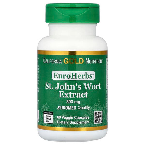 <img alt="California Gold Nutrition, EuroHerbs, St. Johns Wort Extract, Euromed Quality, 300 mg, 60 Veggie Capsules" title="California Gold Nutrition, EuroHerbs, St. Johns Wort Extract, Euromed Quality, 300 mg, 60 Veggie Capsules,898220011179"