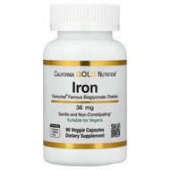 <img alt="California Gold Nutrition, Ferrochel Iron (Bisglycinate), 36 mg, 90 Veggie Capsules" title="California Gold Nutrition, Ferrochel Iron (Bisglycinate), 36 mg, 90 Veggie Capsules,898220013470"