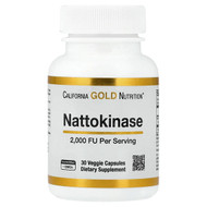 <img alt="California Gold Nutrition, Nattokinase, Proteolytic Enzyme, 2,000 FUs, 30 Veggie Capsules" title="California Gold Nutrition, Nattokinase, Proteolytic Enzyme, 2,000 FUs, 30 Veggie Capsules,898220016327"