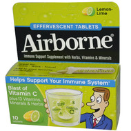 <img alt="AirBorne, Blast of Vitamin C, Lemon-Lime, 10 Effervescent Tablets" title="AirBorne, Blast of Vitamin C, Lemon-Lime, 10 Effervescent Tablets,647865100041"
