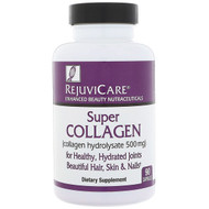 <img alt="Rejuvicare, Super Collagen, Collagen Hydrolysate, 500 mg, 90 Capsules" title="Rejuvicare, Super Collagen, Collagen Hydrolysate, 500 mg, 90 Capsules,035046087456"
