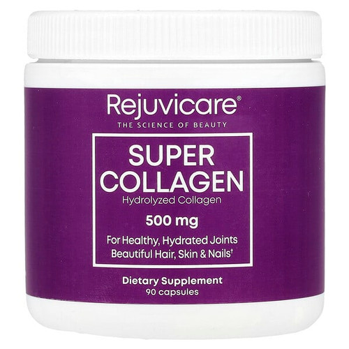 <img alt="Rejuvicare, Super Collagen, 500 mg, 90 Capsules" title="Rejuvicare, Super Collagen, 500 mg, 90 Capsules,035046087456"