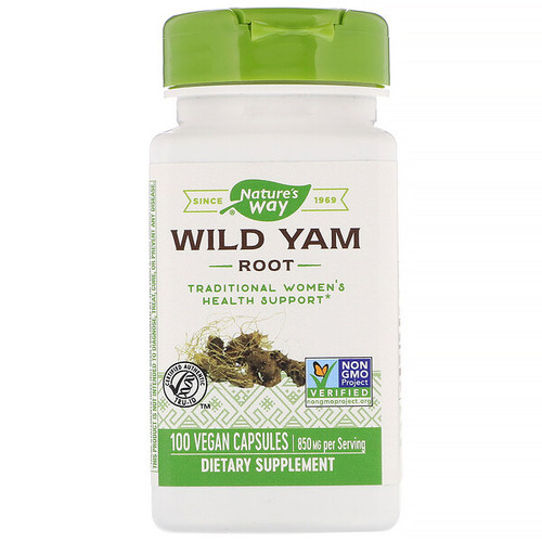 <img alt="Natures Way, Wild Yam Root, 850 mg, 100 Vegan Capsules" title="Natures Way, Wild Yam Root, 850 mg, 100 Vegan Capsules,033674178706"