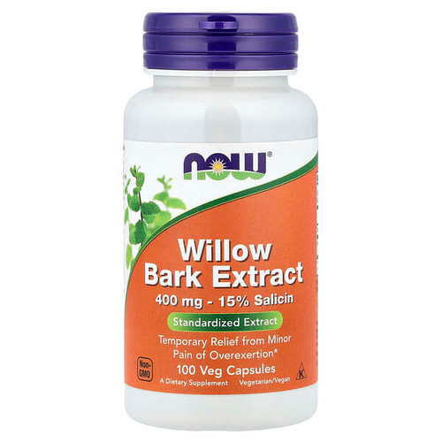 <img alt="NOW Foods, Willow Bark Extract, 100 Veg Capsules (400 mg per Capsule)" title="NOW Foods, Willow Bark Extract, 100 Veg Capsules (400 mg per Capsule),733739047755"