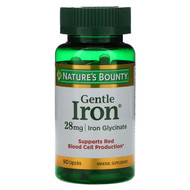<img alt="Natures Bounty, Gentle Iron, 28 mg, 90 Capsules" title="Natures Bounty, Gentle Iron, 28 mg, 90 Capsules,074312016035"