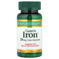 <img alt="Natures Bounty, Gentle Iron, 90 Capsules" title="Natures Bounty, Gentle Iron, 90 Capsules,074312016035"