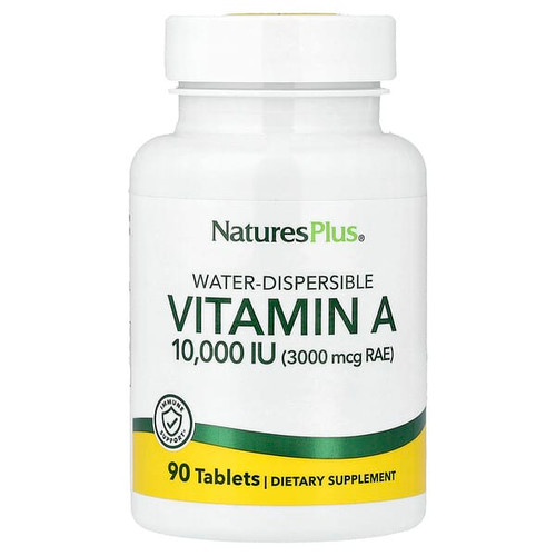 <img alt="NaturesPlus, Water-Dispersible Vitamin A, 90 Tablets" title="NaturesPlus, Water-Dispersible Vitamin A, 90 Tablets,097467009813"