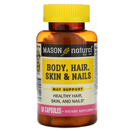<img alt="Mason Natural, Body, Hair, Skin & Nails, 60 Capsules" title="Mason Natural, Body, Hair, Skin & Nails, 60 Capsules,311845120656"