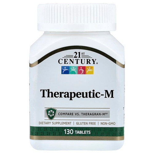 <img alt="21st Century, Therapeutic-M, 130 Tablets" title="21st Century, Therapeutic-M, 130 Tablets,740985223680"