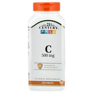 <img alt="21st Century, Vitamin C, 500 mg, 250 Tablets" title="21st Century, Vitamin C, 500 mg, 250 Tablets,740985223383"