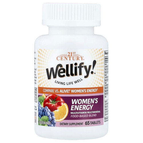 <img alt="21st Century, Wellify Womens Energy, Multivitamin Multimineral, 65 Tablets" title="21st Century, Wellify Womens Energy, Multivitamin Multimineral, 65 Tablets,740985224434"