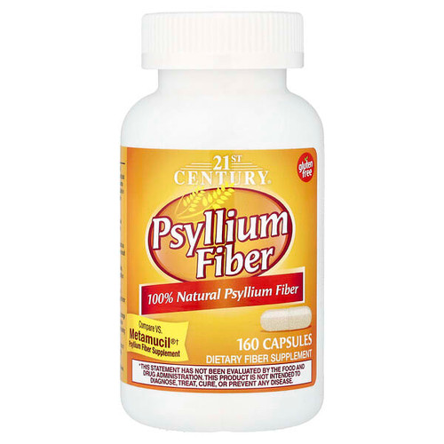 <img alt="21st Century, Psyllium Fiber, 160 Capsules" title="21st Century, Psyllium Fiber, 160 Capsules,740985270240"