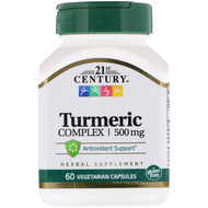 <img alt="21st Century, Turmeric Complex, 500 mg, 60 Vegetarian Capsules" title="21st Century, Turmeric Complex, 500 mg, 60 Vegetarian Capsules,740985278444"