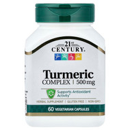 <img alt="21st Century, Turmeric Complex, 500 mg, 60 Vegetarian Capsules" title="21st Century, Turmeric Complex, 500 mg, 60 Vegetarian Capsules,740985278444"