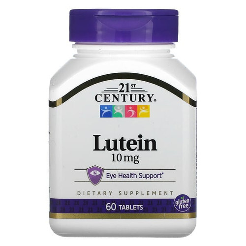 <img alt="21st Century, Lutein, 10 mg, 60 Tablets" title="21st Century, Lutein, 10 mg, 60 Tablets,740985224083"