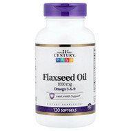 <img alt="21st Century, Flaxseed Oil, 1,000 mg, 120 Softgels" title="21st Century, Flaxseed Oil, 1,000 mg, 120 Softgels,740985228715"