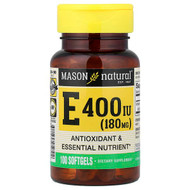 <img alt="Mason Natural, Vitamin E, 180 mg (400 IU), 100 Softgels" title="Mason Natural, Vitamin E, 180 mg (400 IU), 100 Softgels,311845050519"
