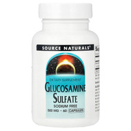 <img alt="Source Naturals, Glucosamine Sulfate, Sodium Free, 500 mg, 60 Capsules" title="Source Naturals, Glucosamine Sulfate, Sodium Free, 500 mg, 60 Capsules,021078015901"