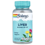 <img alt="Solaray, Liver Blend SP-13, 100 VegCaps" title="Solaray, Liver Blend SP-13, 100 VegCaps,076280021301"