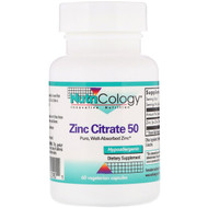 <img alt="Nutricology, Zinc Citrate 50, 60 Vegetarian Capsules" title="Nutricology, Zinc Citrate 50, 60 Vegetarian Capsules,713947502901"