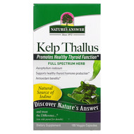 <img alt="Natures Answer, Kelp Thallus, 100 Veggie Capsules" title="Natures Answer, Kelp Thallus, 100 Veggie Capsules,083000162909"