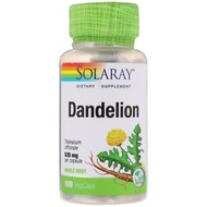 <img alt="Solaray, Dandelion, 520 mg, 100 VegCaps" title="Solaray, Dandelion, 520 mg, 100 VegCaps,076280012101"