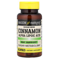 <img alt="Mason Natural, Cinnamon Alpha Lipoic Acid, 60 Capsules" title="Mason Natural, Cinnamon Alpha Lipoic Acid, 60 Capsules,311845165558"