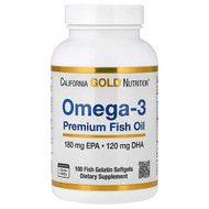 <img alt="California Gold Nutrition, Omega-3 Premium Fish Oil, 100 Fish Gelatin Softgels (1,100 mg per Softgel)" title="California Gold Nutrition, Omega-3 Premium Fish Oil, 100 Fish Gelatin Softgels (1,100 mg per Softgel),898220009527"