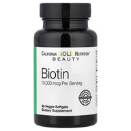 <img alt="California Gold Nutrition, Biotin, 10,000 mcg, 90 Veggie Softgels" title="California Gold Nutrition, Biotin, 10,000 mcg, 90 Veggie Softgels,898220011704"