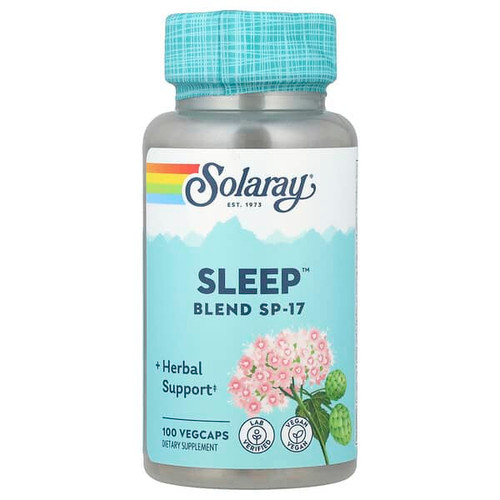 <img alt="Solaray, Sleep Blend SP-17, 100 VegCaps" title="Solaray, Sleep Blend SP-17, 100 VegCaps,076280021707"