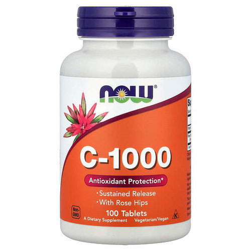 <img alt="NOW Foods, C-1000 With Rose Hips, 100 Tablets" title="NOW Foods, C-1000 With Rose Hips, 100 Tablets,733739006806"