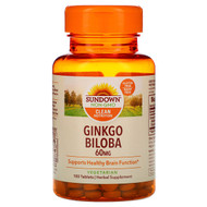<img alt="Sundown Naturals, Standardized Ginkgo Biloba, 60 mg, 100 Tablets" title="Sundown Naturals, Standardized Ginkgo Biloba, 60 mg, 100 Tablets,030768125080"