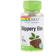 <img alt="Solaray, Slippery Elm, 400 mg, 100 VegCaps" title="Solaray, Slippery Elm, 400 mg, 100 VegCaps,076280015904"