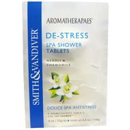 Smith & Vandiver, De-Stress, Spa Shower Tablets, Neroli & Chamomile, 6 Aromatherapy Tablets, 8 oz (23 g) Each