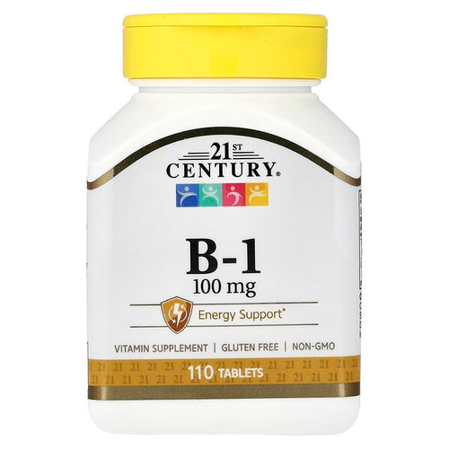 <img alt="21st Century, B-1, 110 Tablets" title="21st Century, B-1, 110 Tablets,740985211519"