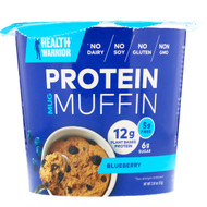 3 PACK of Health Warrior, Protein Mug Muffin, Blueberry, 2.01 oz (57 g)