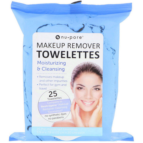 <img alt="Nu-Pore, Makeup Remover Towelettes, 25 Towelettes" title="Nu-Pore, Makeup Remover Towelettes, 25 Towelettes,780707701539"