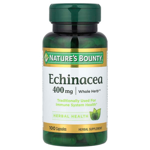 <img alt="Natures Bounty, Echinacea, 400 mg, 100 Capsules" title="Natures Bounty, Echinacea, 400 mg, 100 Capsules,074312056338"