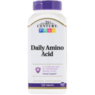 <img alt="21st Century, Daily Amino Acid, 120 Tablets" title="21st Century, Daily Amino Acid, 120 Tablets,740985225578"